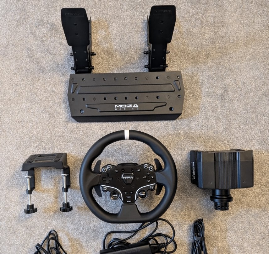 Moza r5 bundel, Computers en Software, Joysticks, Ophalen, Zo goed als nieuw, Moza Racing