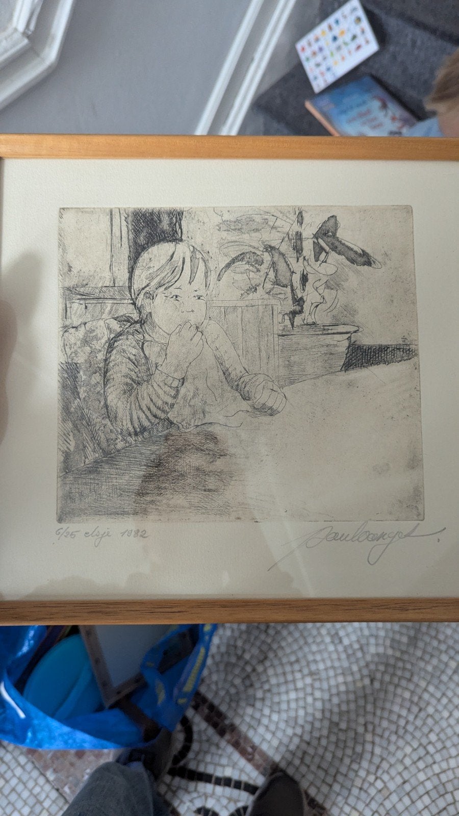 Paul van Eyck - schets (6/25), Enlèvement