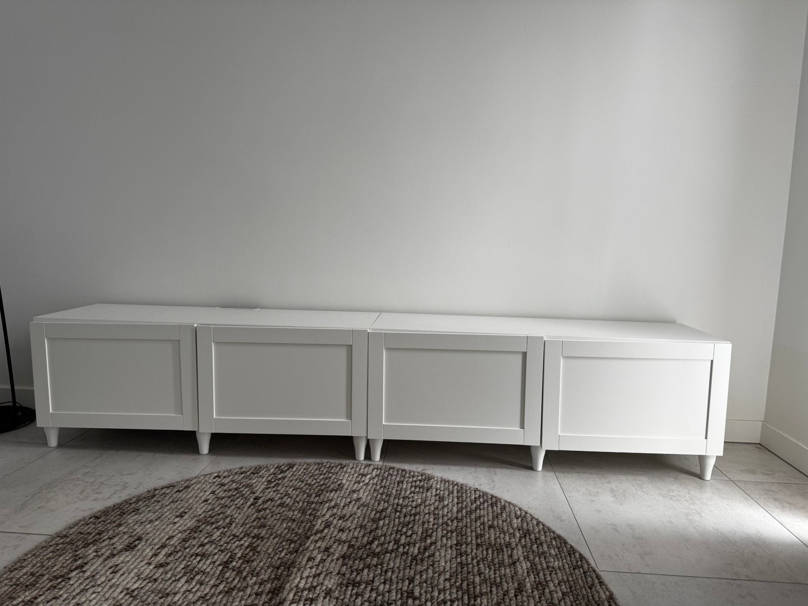 Ikea besta tv meubel met hanviken deurtjes, Ophalen, Zo goed als nieuw