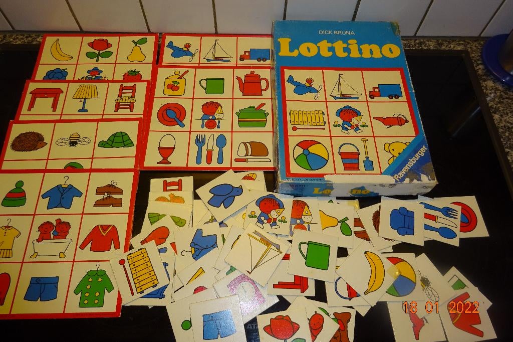 Ravensburger, retro lottino VINTAGE 1977, Ophalen of Verzenden