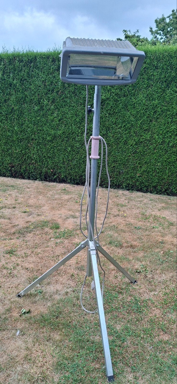 Terrasverwarmer elektrisch incl. inox staander, Jardin & Terrasse, Chauffage de terrasse, Enlèvement, Électrique