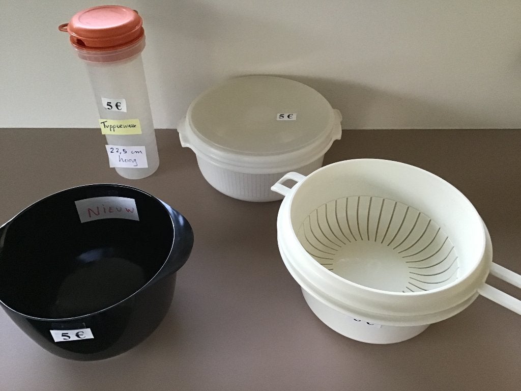 divers ustensiles de cuisine en plastique à 5 euros, Maison & Meubles, Cuisine| Tupperware, Enlèvement ou Envoi, Comme neuf