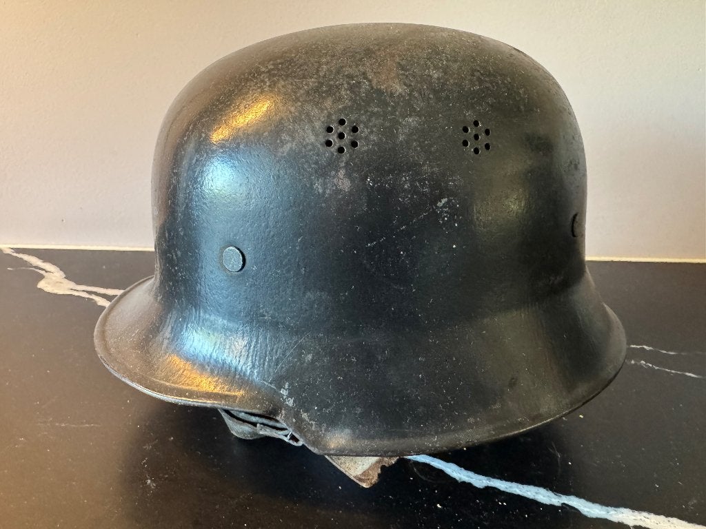 Casque de pompier allemand (Feuerschutzhelm M34), Collections, Enlèvement ou Envoi, Autres, Casque ou Béret