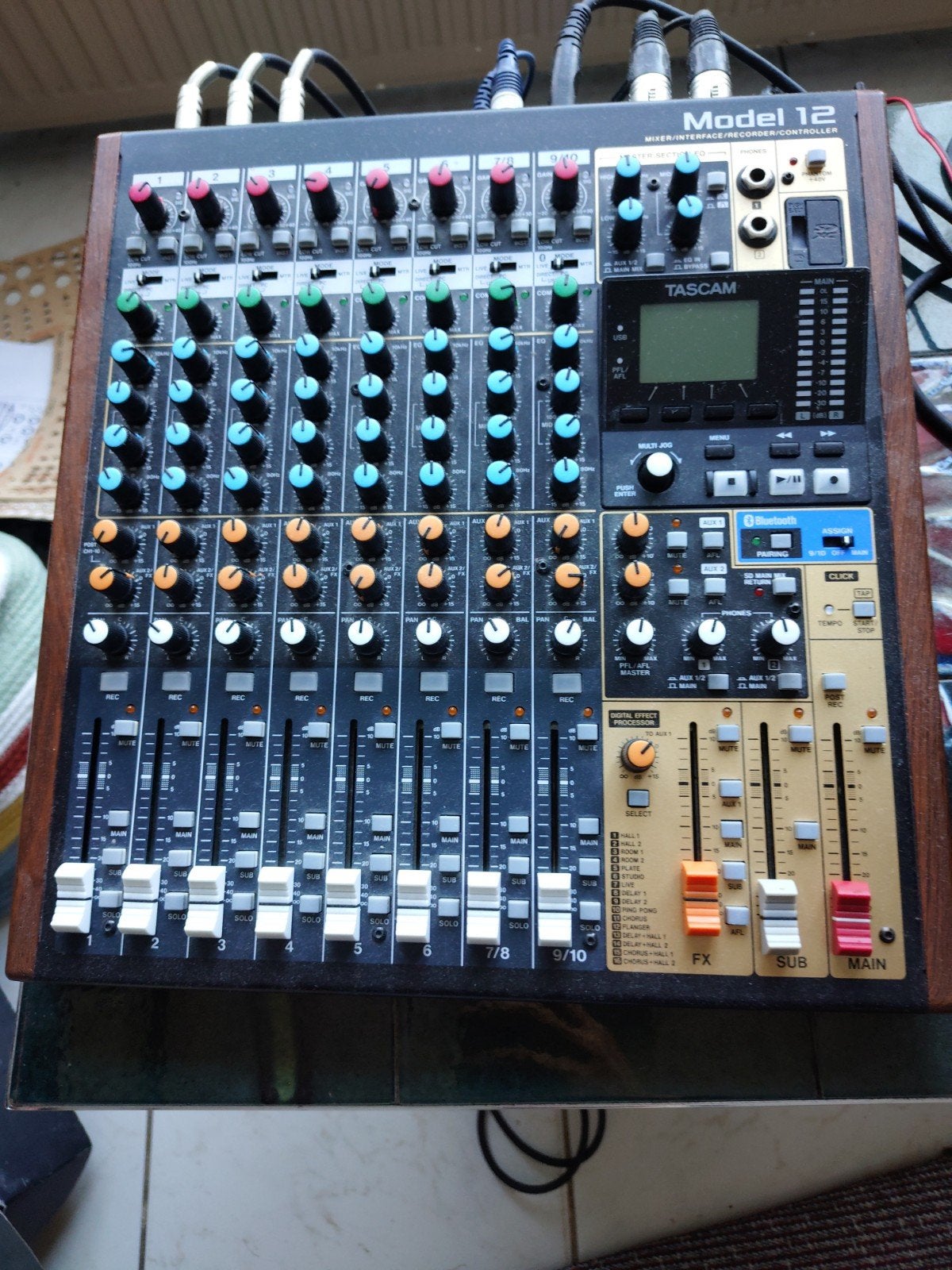 tascam model 12, Enlèvement