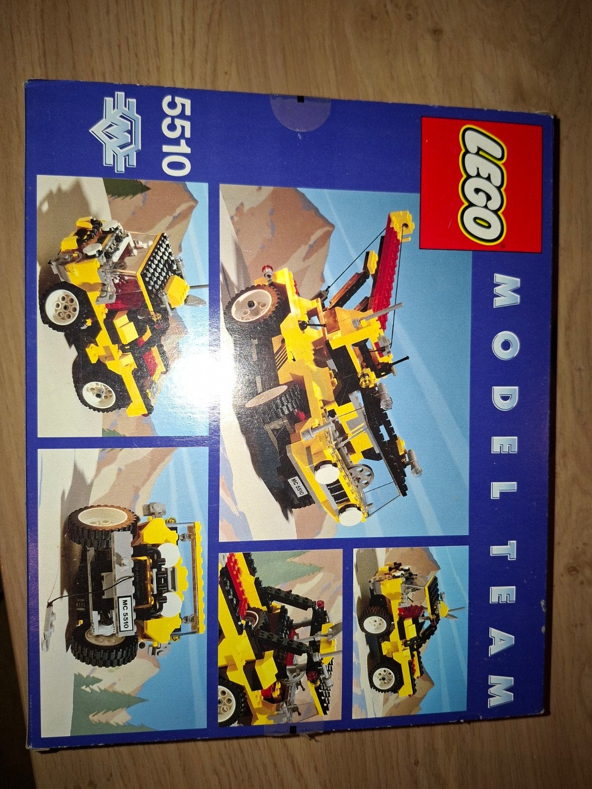 retro lego set 5510 model team met doos en handle, Enlèvement, Lego