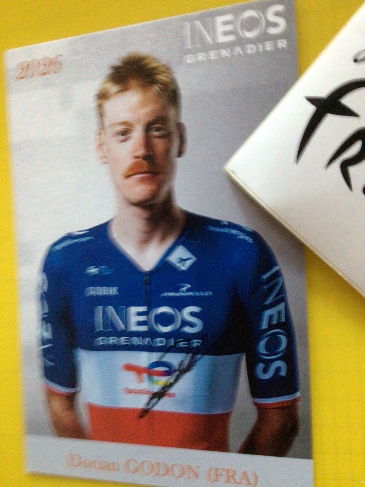 Wielerkaart 2026 team ineos dorain godon signe, Verzenden
