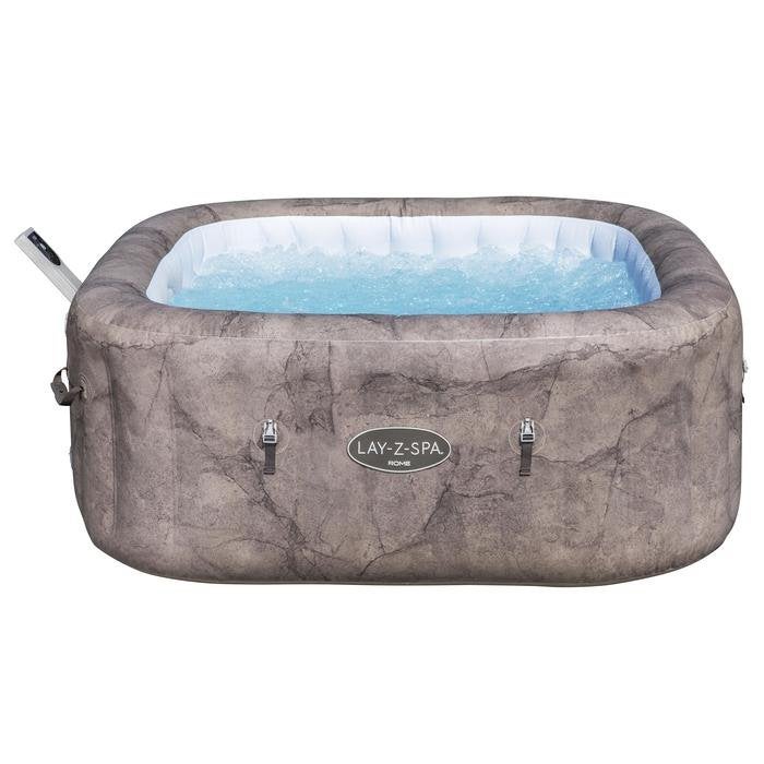 Bestway Lay-Z-Spa Rome | 1,8 m x 1,8 m | Garantie, Jardin & Terrasse, Enlèvement, Comme neuf, Couverture, Gonflable
