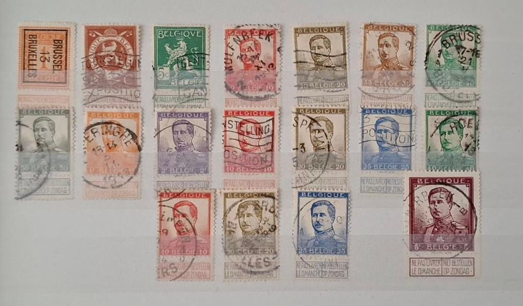Belgique : OBP 108/25 (●) Pellens 1912., Enlèvement ou Envoi, Non oblitéré, Timbre-poste, Maison royale