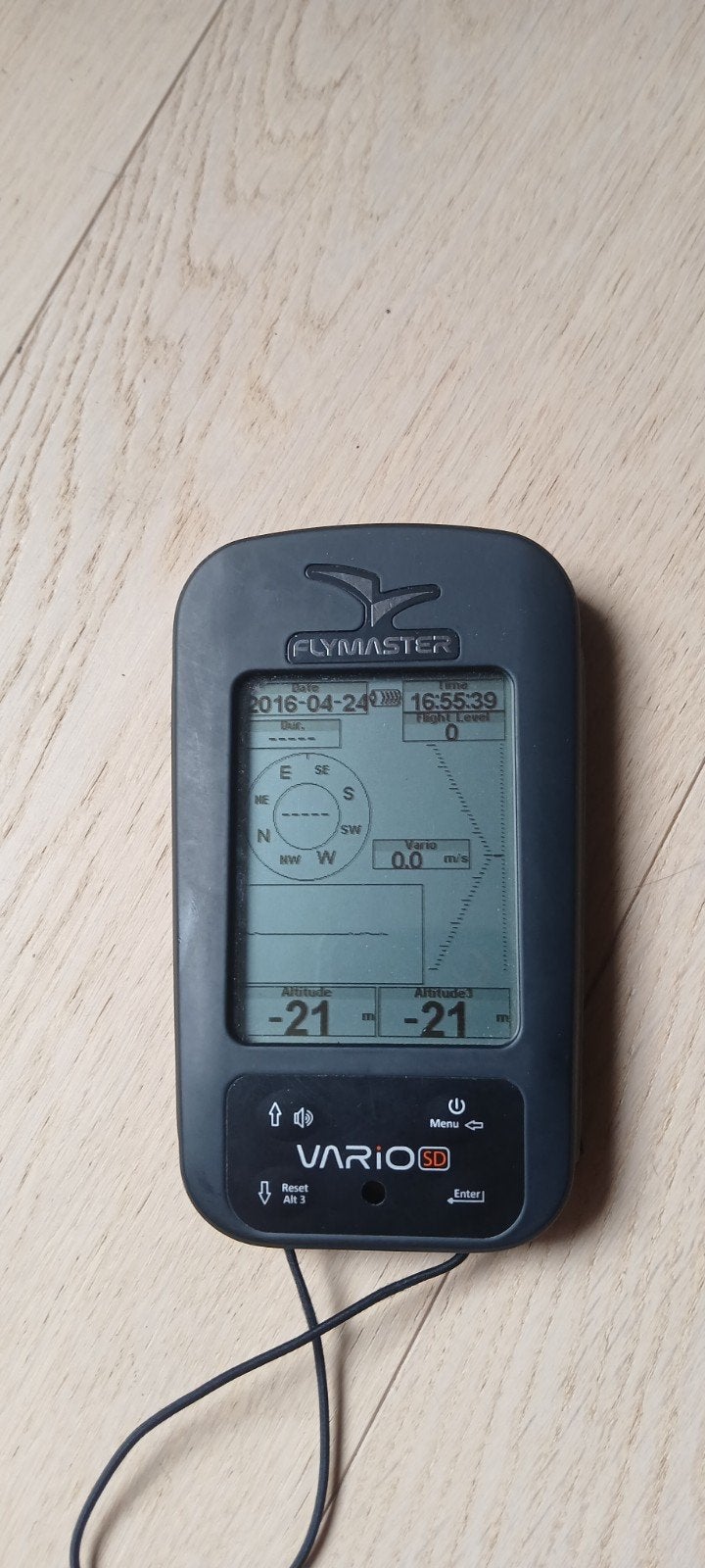 Flymaster VARIO sd, Ophalen