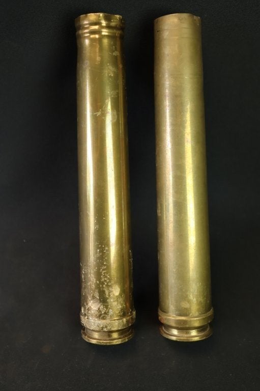 WO2 Duitse 3,7 cm Flak huls LEEG, Verzamelen, Ophalen of Verzenden
