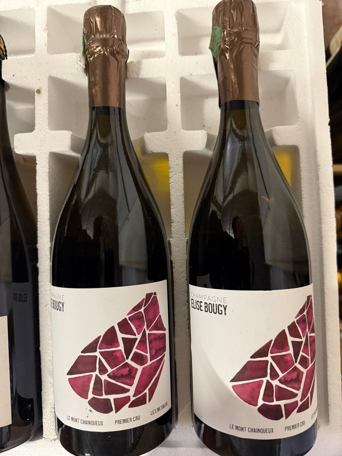 Elise Bougy 1er cru le Mont Chainqueux, Collections, Vins, Neuf, Enlèvement ou Envoi, Pleine, Champagne