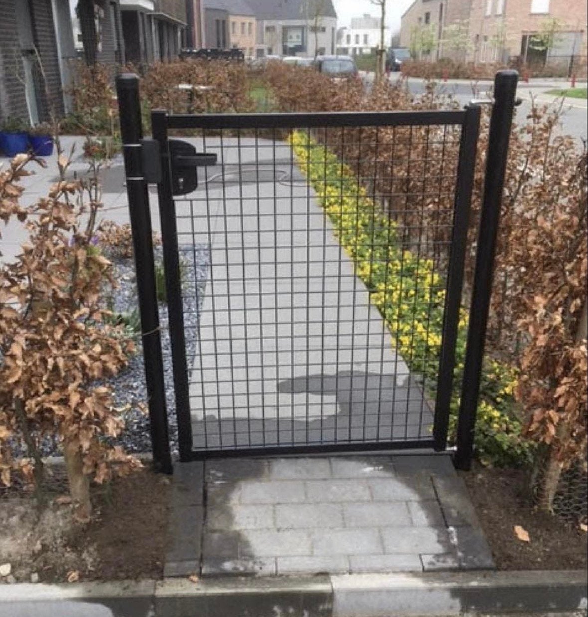 Enkele tuinpoorten nieuw, Jardin & Terrasse, Neuf, Enlèvement ou Envoi, Portail battant, 150 à 200 cm