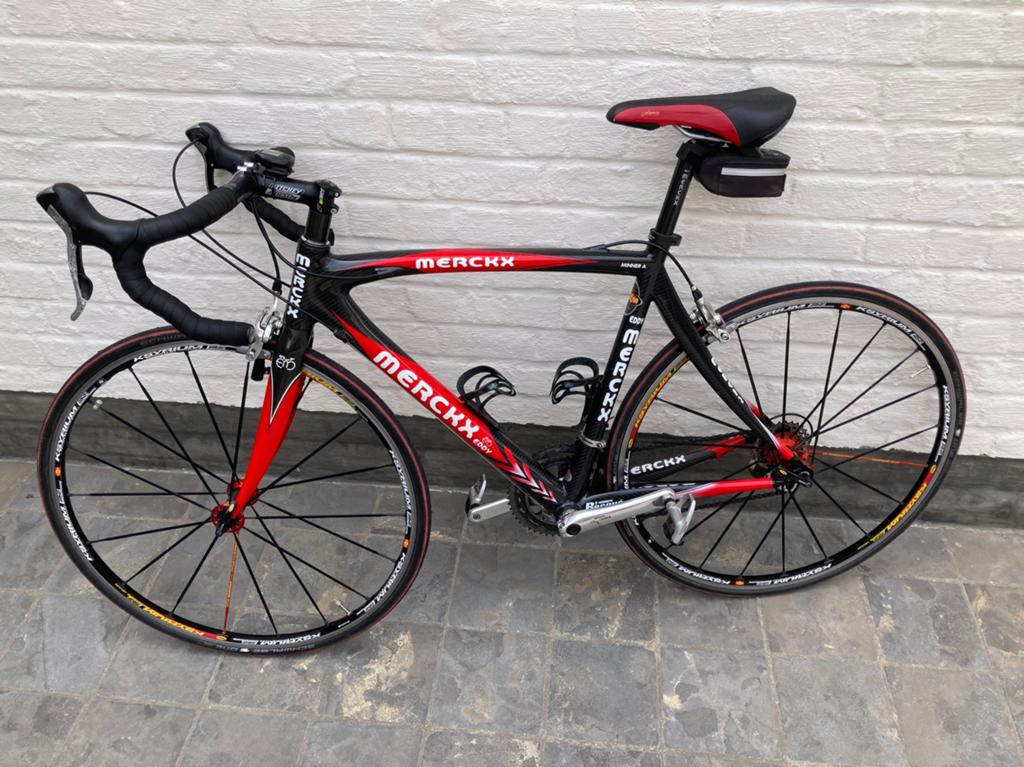 🚴‍♂️Eddy Merckx koersfiets – carbon – Ultegra 🚴‍♂️, Gebruikt, Velgrem, Overige maten, 15 tot 20 versnellingen