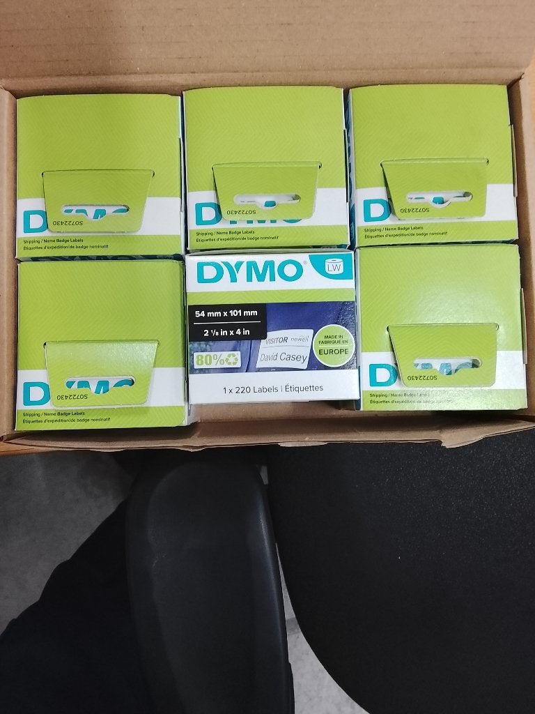 Dymo étiquette  6 boîtes, Neuf, DYMO, Enlèvement, Azerty