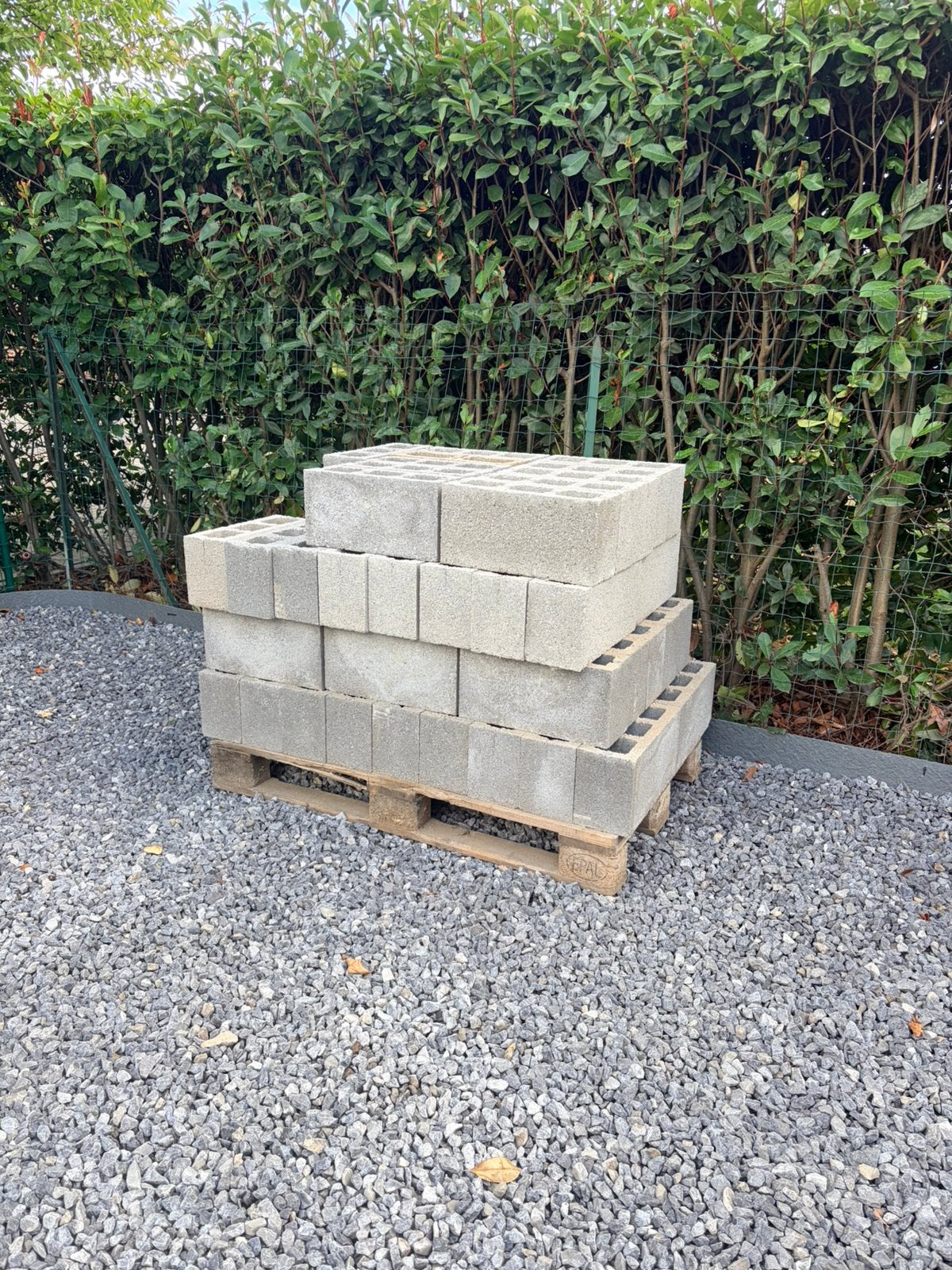 60 blocs beton 39x19x14, Bricolage & Construction, Briques, Enlèvement, Neuf, Béton