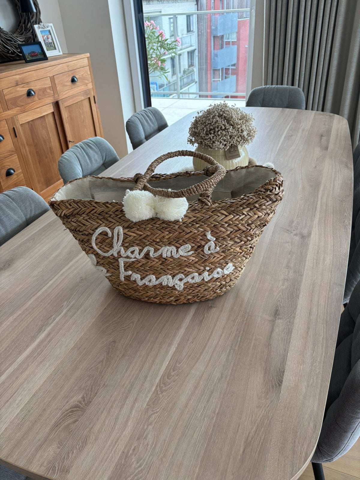 Rieten shoppingmand, Diversen, Ophalen