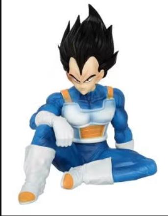 Dragonball Z collectors figuur Vegeta zittend (16cm), Ophalen of Verzenden, Zo goed als nieuw