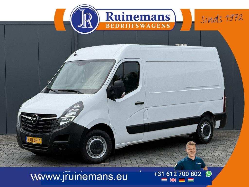 Opel Movano 2.3 Turbo 150 PK / L2H2 / 1e EIG. / TREKHAAK / 3, Wit, Onderhoudsboekje, Parkeersensor, Te koop