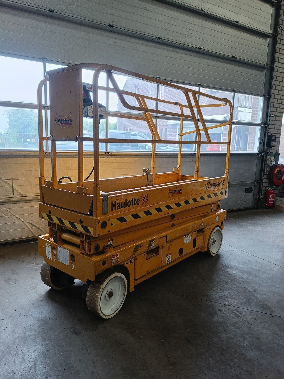 Hoogwerker haulotte compact 8, Ophalen