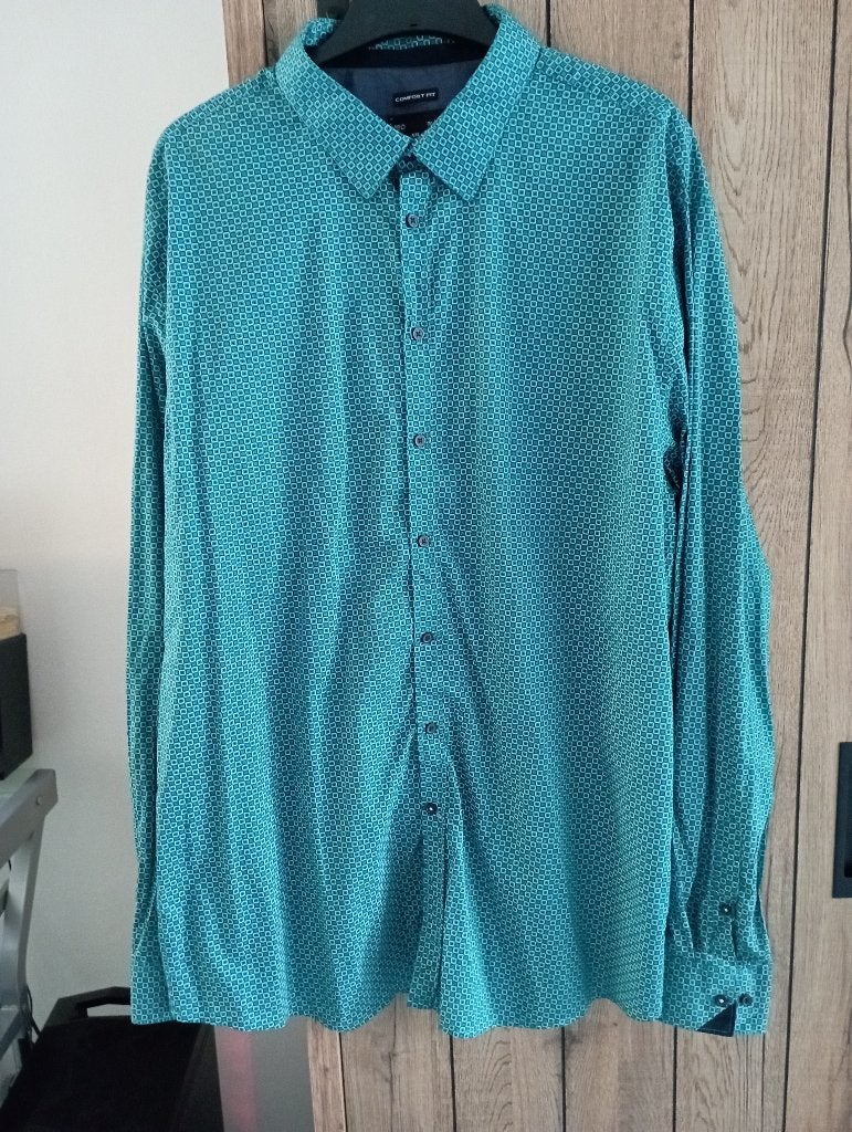 hemd comfort fit JBC mt XXL, Ophalen of Verzenden, Zo goed als nieuw, JBC, Overige halswijdtes
