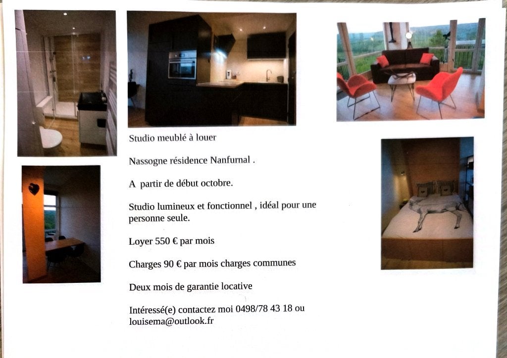 LOCATION, 35 à 50 m², Province de Luxembourg