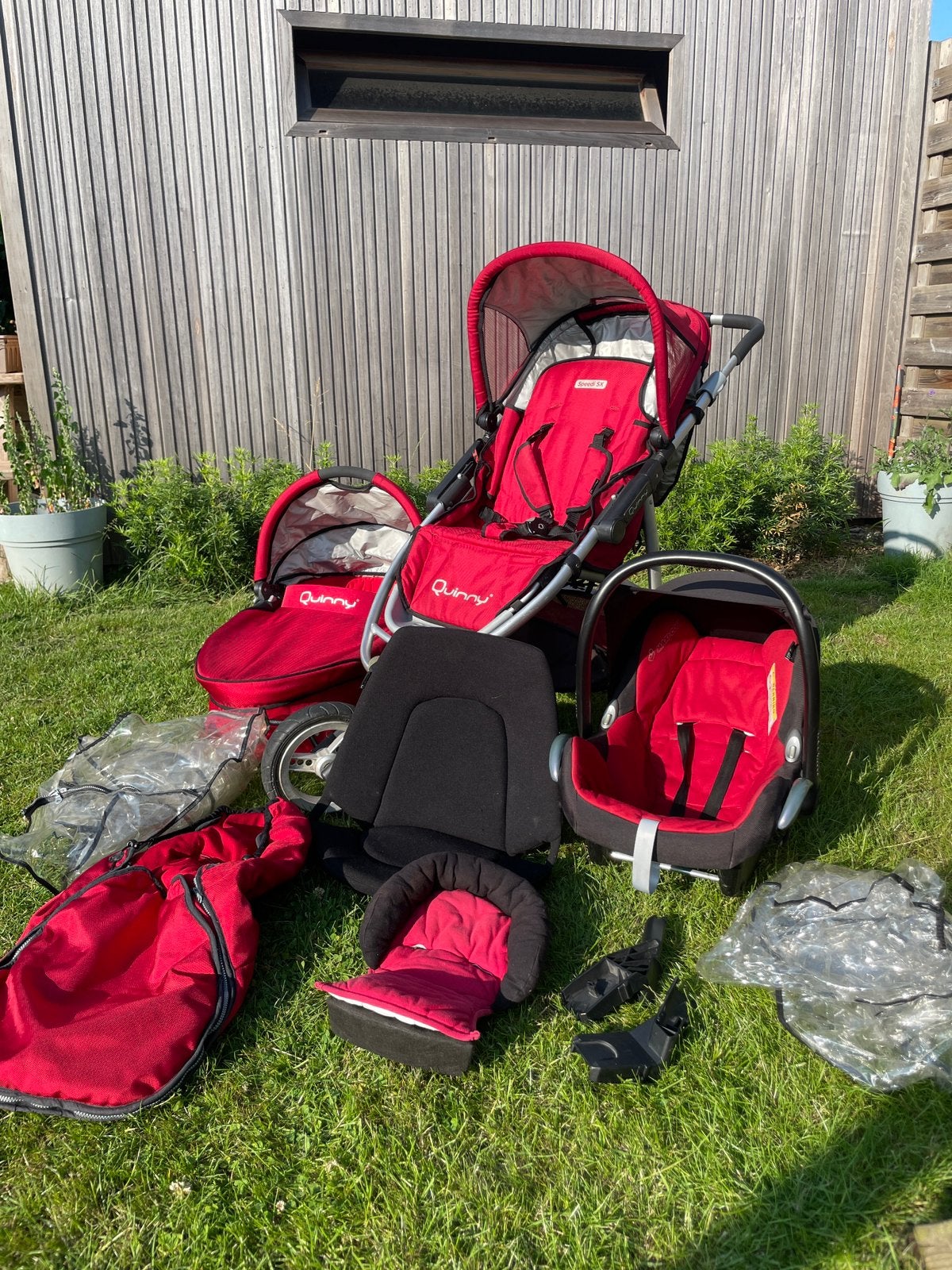 Quinny Speedi SX complete set + reiswieg + Maxi-Cosi, Kinderen en Baby's, Kinderwagens en Combinaties, Ophalen, Gebruikt, Quinny