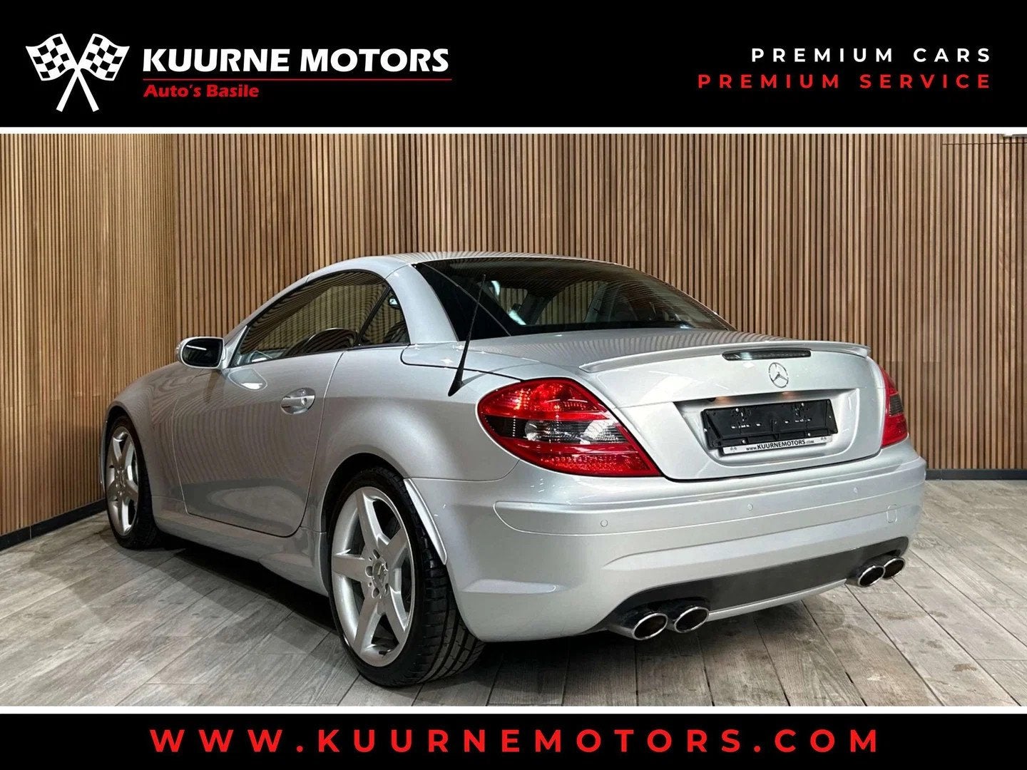 Mercedes-Benz SLK SLK55 AMG Alu18"/Leder/Xenon/Cam *Zeer Zel, Auto's, Automaat, Gebruikt, Cabriolet, Bedrijf