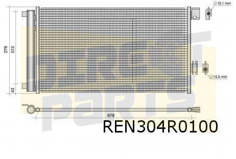 Dacia/Renault condensor (1.5DCi) Origineel! 921004366R, Autos : Pièces & Accessoires, Climatisation & Chauffage, Renault, Dacia