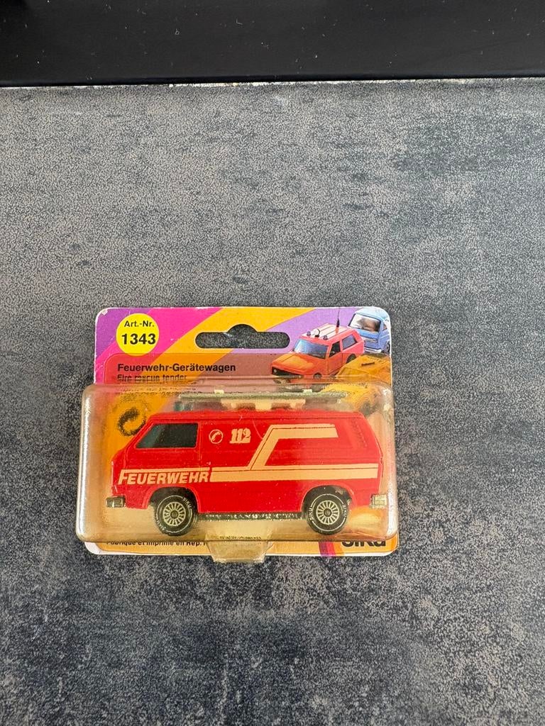 Siku VW Transporter Fierwehr, Enlèvement ou Envoi, Neuf, Bus ou Camion, SIKU
