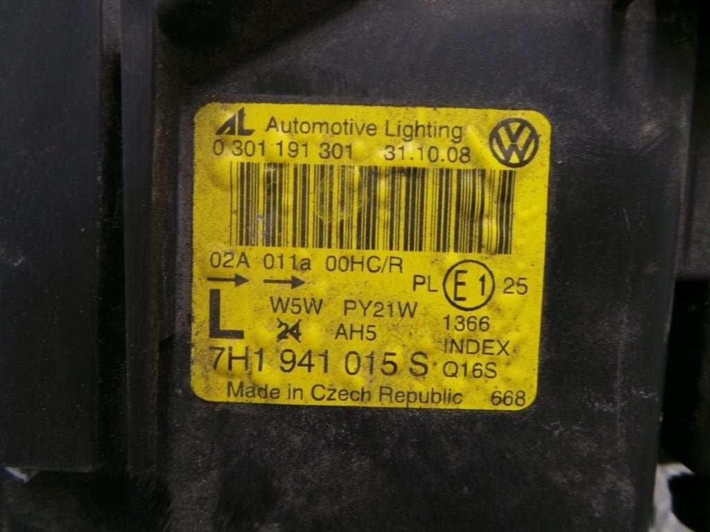 VOLKSWAGEN TRANSPORTER KOPLAMP L 2009, Auto-onderdelen, Verlichting, Gebruikt, ARN erkend, Stiba lid, Erkend duurzaam, Ophalen of Verzenden