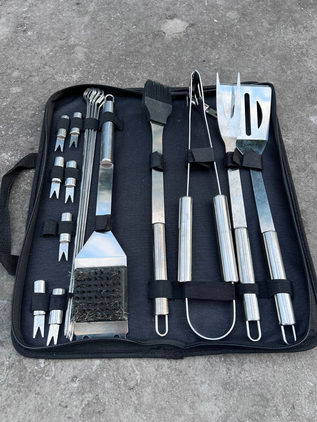 Professionele barbecueset, Ophalen