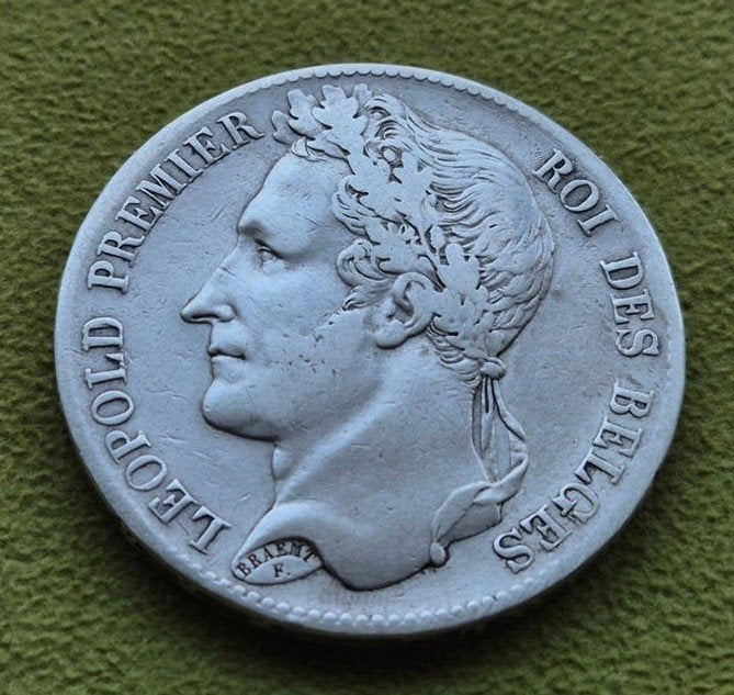 5 Francs  1947 Gelauwerd  / RAAR, Zilver, Ophalen of Verzenden, Losse munt, Zilver