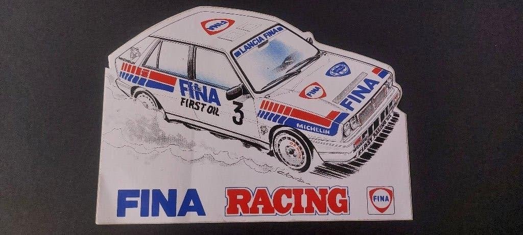 Sticker autocollant rally lancia Delta fina vintage, Envoi, Utilisé