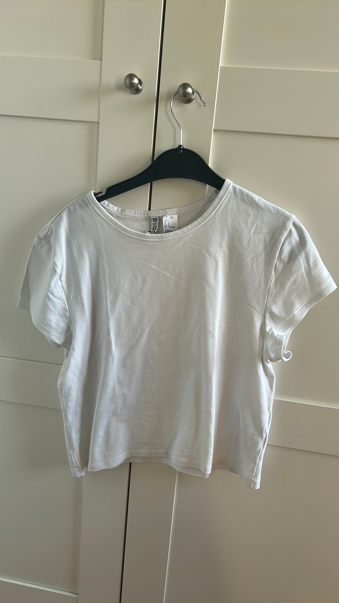 Croptop, Kleding | Dames, T-shirts, Wit, Maat 42/44 (L), Nieuw, Ophalen of Verzenden