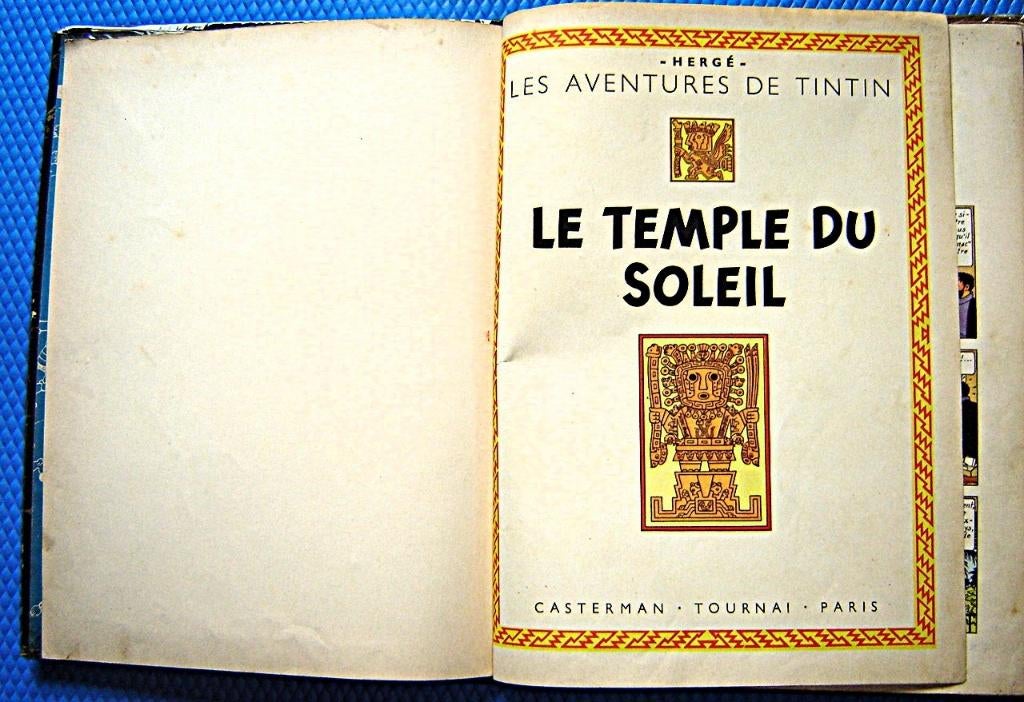 TINTIN "Le Temple du Soleil" - EO, Livres, Une BD, Enlèvement ou Envoi, Utilisé, Hergé