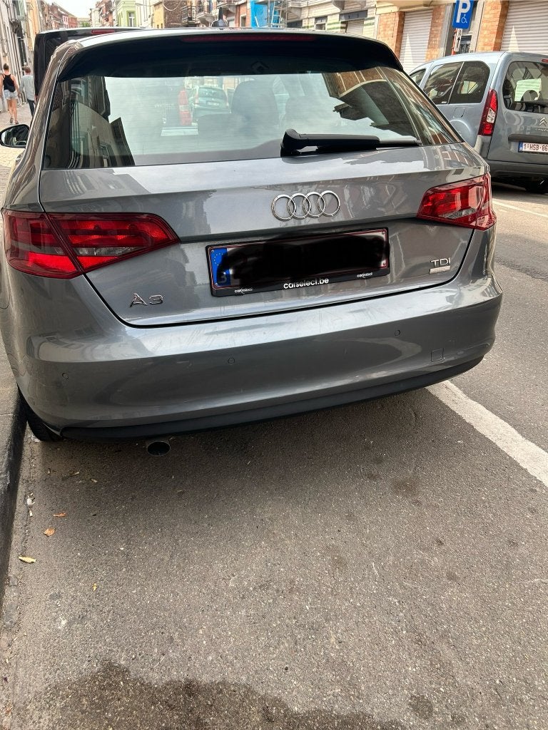Audi A3 2016, Autos, Argent ou Gris, Achat, Boîte manuelle, Noir
