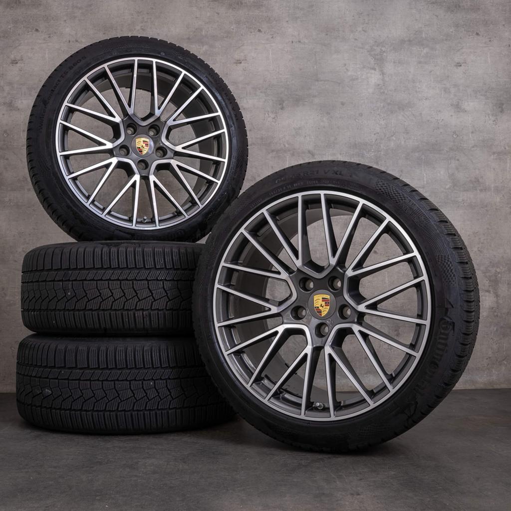 Porsche cayenne spyder Rs velgen 21inch origineel pirelli, Ophalen, Band(en)