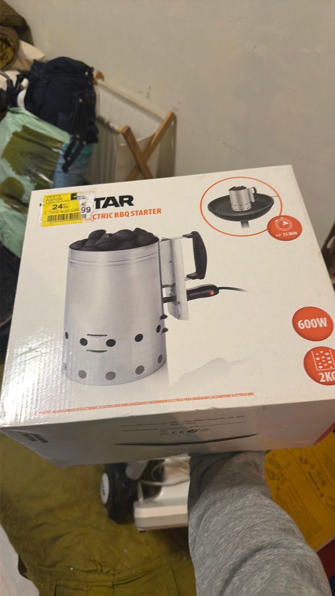 Tristar electric bbq starter, Ophalen