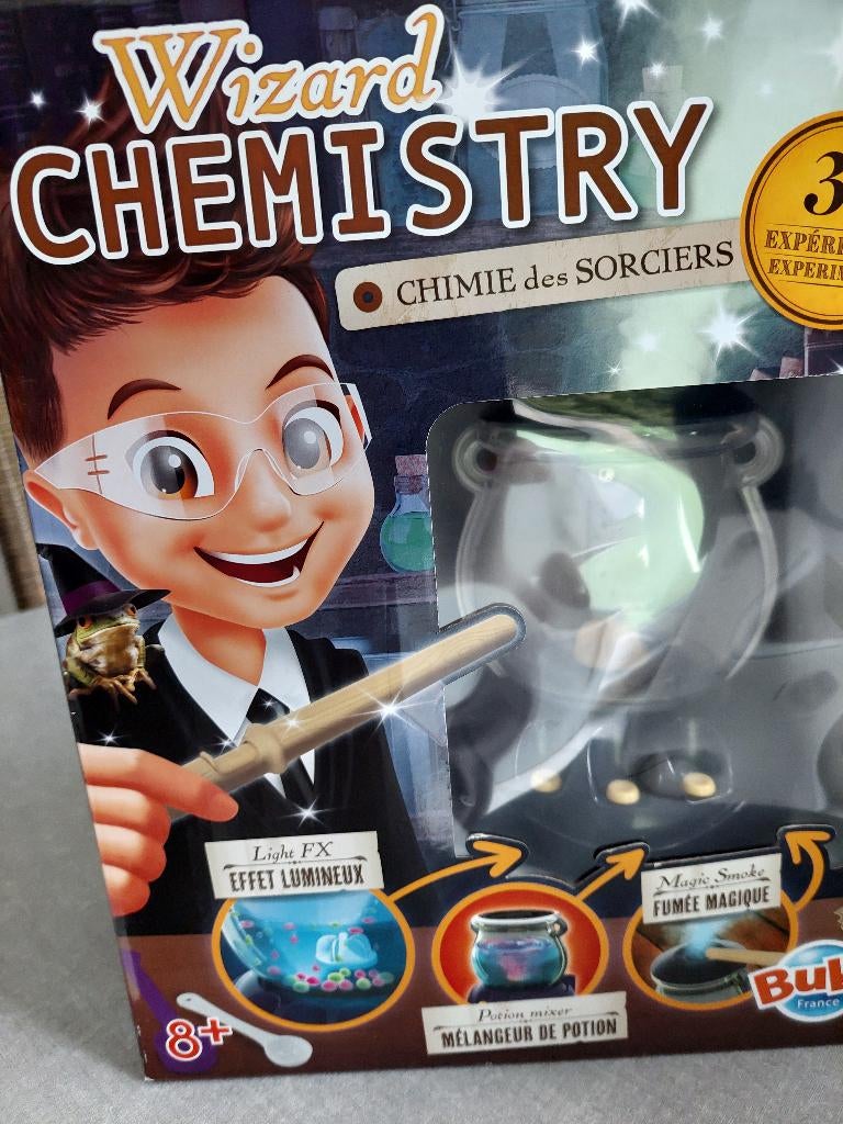 wizard chemistry, Kinderen en Baby's, Speelgoed | Educatief en Creatief, Ophalen, Zo goed als nieuw, Ontdekken, Met licht