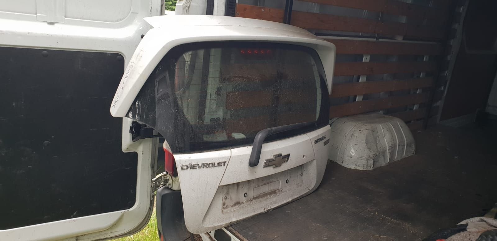 CHEVROLET SPARK ACHTERKLEP +SPOILER  BJ 2010, Arrière, -, Haillon arrière, Utilisé