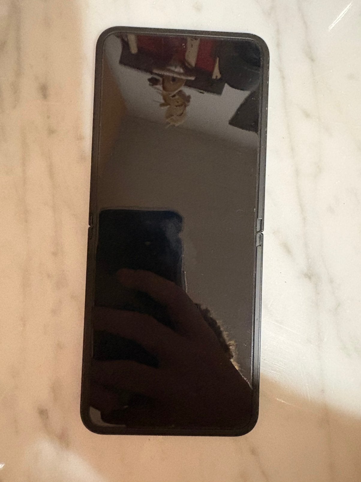 Samsung Galaxy Z Flip7 FE, Ophalen, Zwart, Touchscreen, Zo goed als nieuw