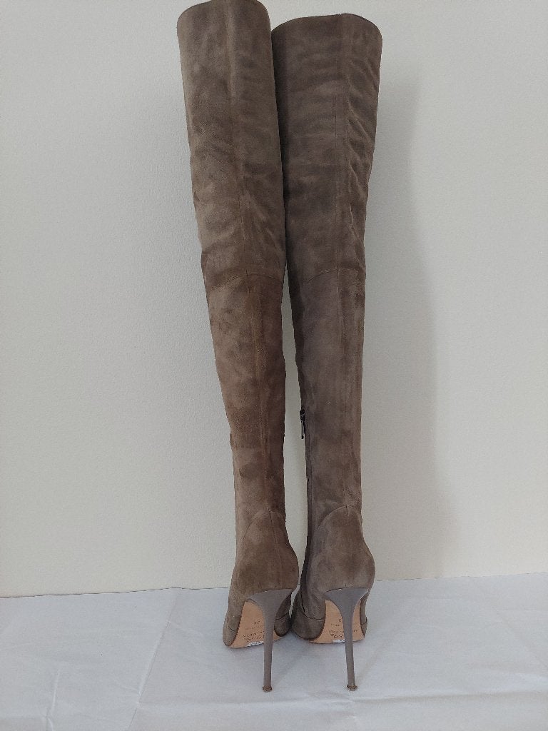 853C* 1969 utra sexy bottes cuissardes full cuir (39), Enlèvement ou Envoi, Autres couleurs, 1969 made in Italy, Comme neuf