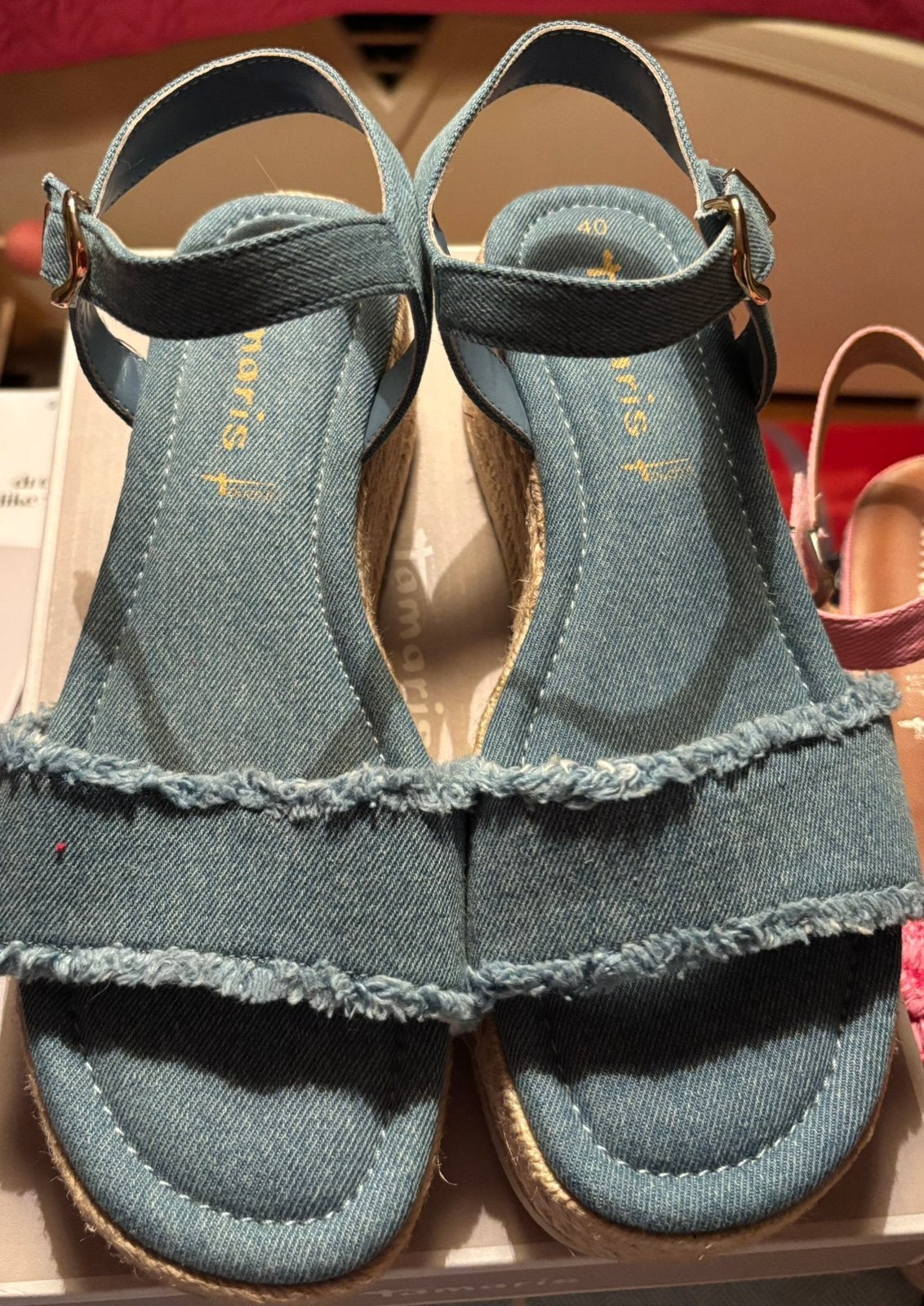 Tamaris 40, Blauw, Nieuw, Sandalen of Muiltjes, Ophalen of Verzenden
