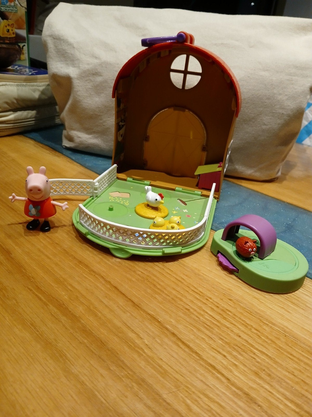 Peppa pig boerderij, Ophalen of Verzenden, Zo goed als nieuw, Poppenhuis