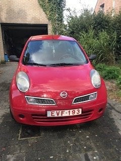 Nissan Micra F02 - 2009, Autos, Rouge, Achat, 139 g/km, Boîte manuelle
