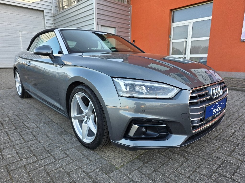Audi A5 Cabriolet 40 TFSI - 190 ch - automatique S-Tronic, Autos, Audi, Cuir, Argent ou Gris, Entreprise, Cabriolet