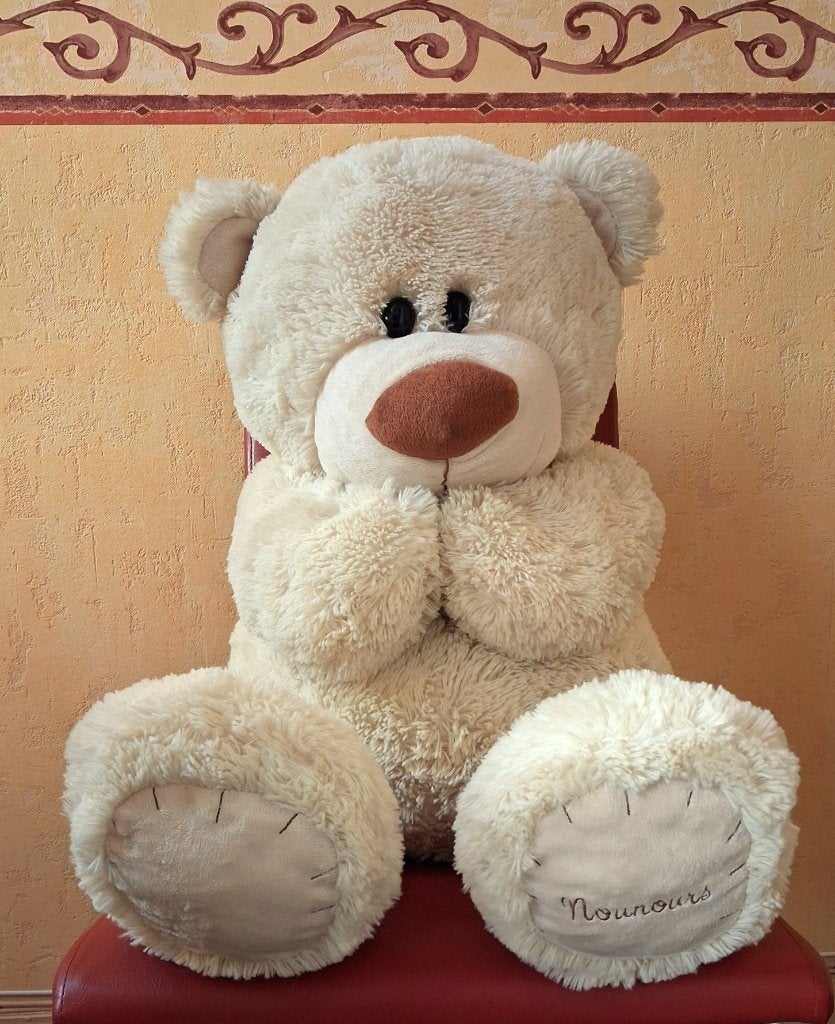 knuffelbeer / teddybeer Nounours, Ophalen, Zo goed als nieuw, Stoffen beer, Overige merken