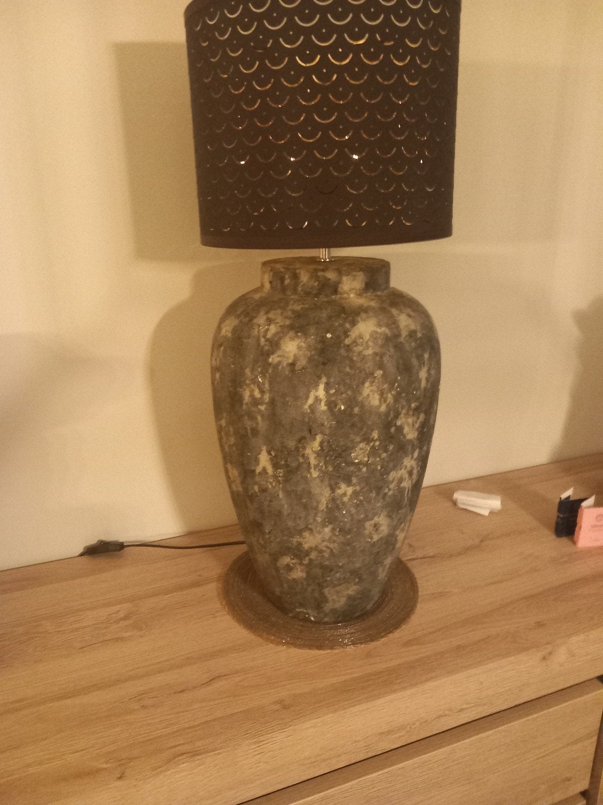 mooie lamp in steen, Huis en Inrichting, Ophalen of Verzenden