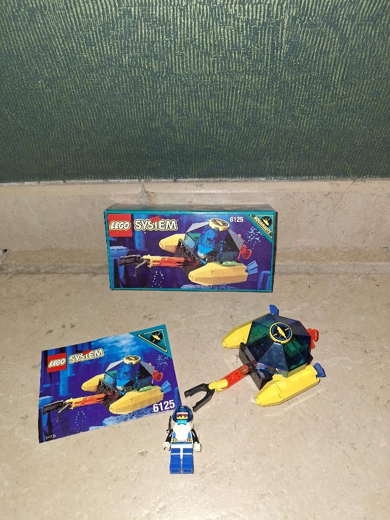 LEGO Vintage 6125 - Sea Sprint 9 (1995) - Aquazone Aquanauts, Enlèvement ou Envoi, Comme neuf, Ensemble complet, Lego