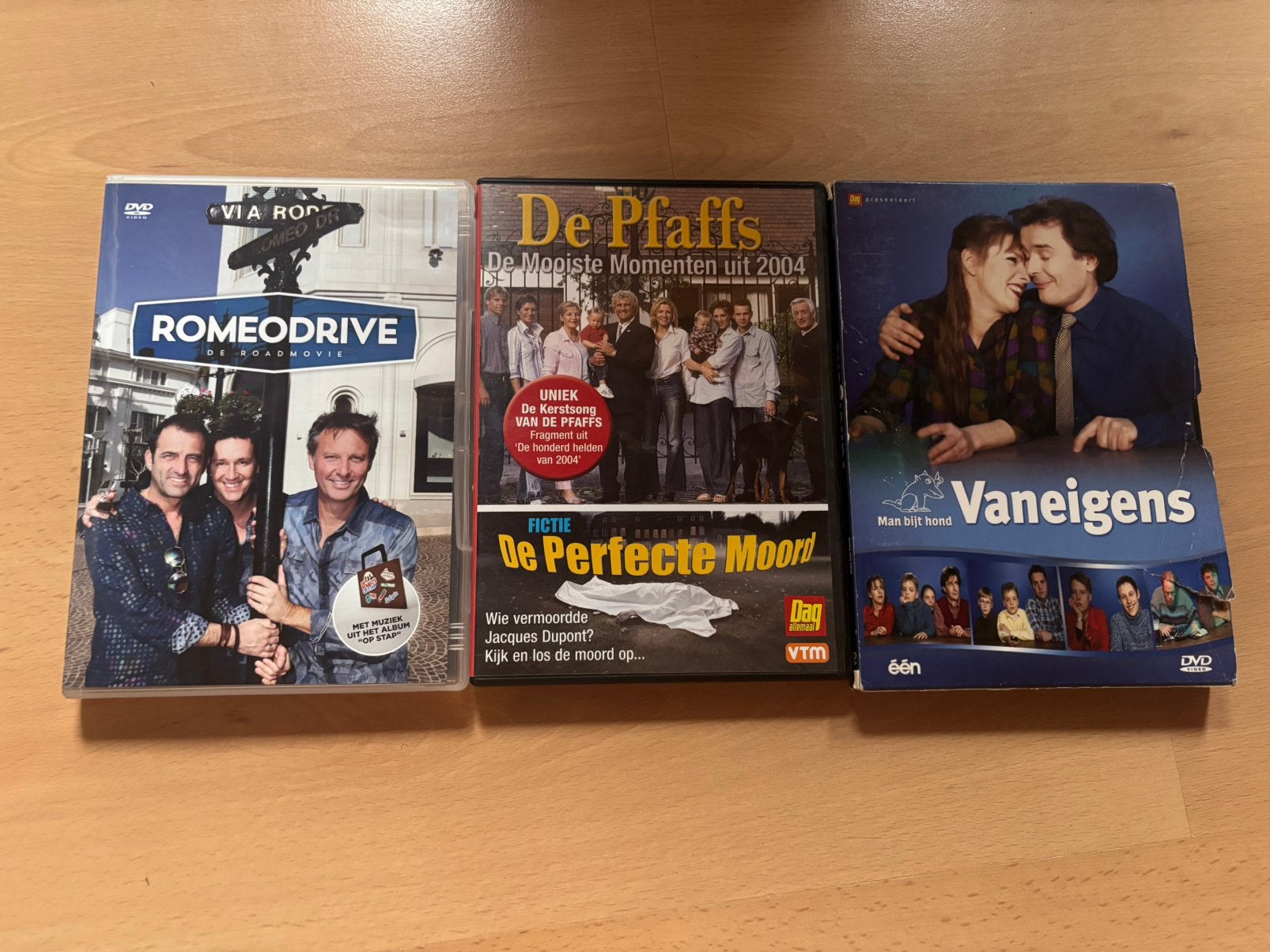 3 DVD flamands - titres variés, Envoi, Utilisé